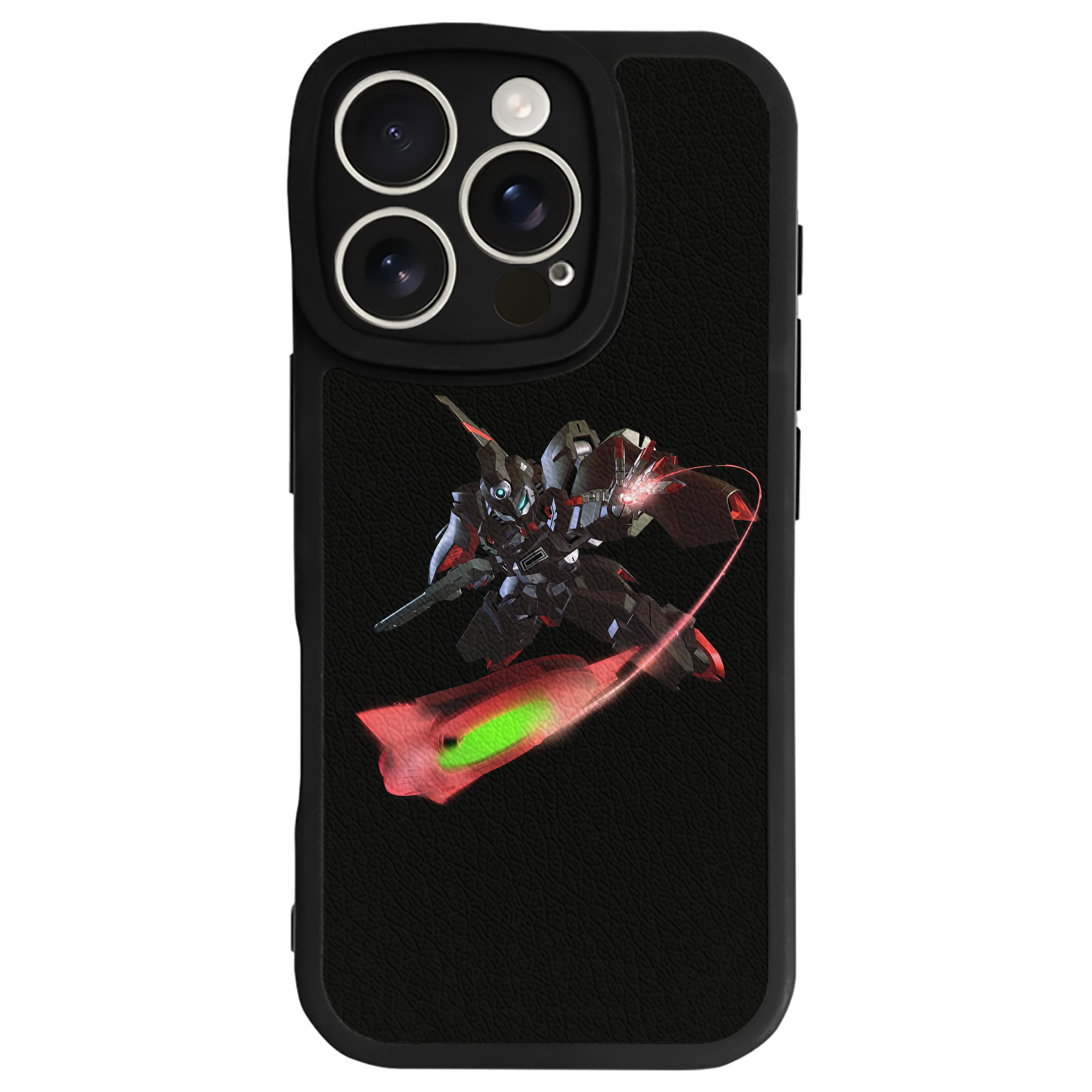 （画像用） 機動戦士ガンダム Mobile Suit Gundam 【iPhone 16シリーズ対応】シリコンスマホケース（レザー調） 材質：シリコン